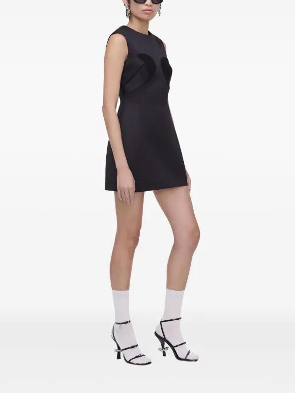 Marc Jacobs satin-finish Mini Dress | Black | FARFETCH JO
