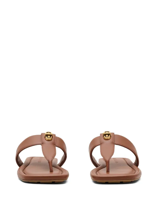 Marc Jacobs The Dual T Sandals | Brown | FARFETCH