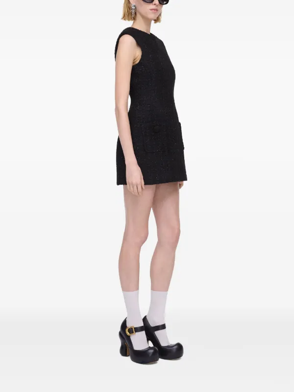 MARC JACOBS ブラックミニドレス Marc Jacobs crystal-embellished V-neck Minidress | Black