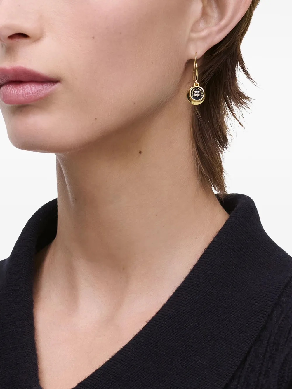 Marc Jacobs Button Drop earrings - Goud