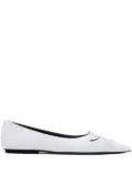 Marc Jacobs The Leather Kat ballerina flats - White