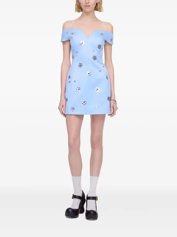ワンピース MARC JACOBS BOW DETAIL MINI DRESS Marc Jacobs Satin Bow Mini Dress - Bergdorf Goodman