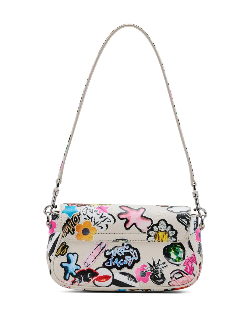 Marc Jacobs The Sticker Clover schoudertas Wit