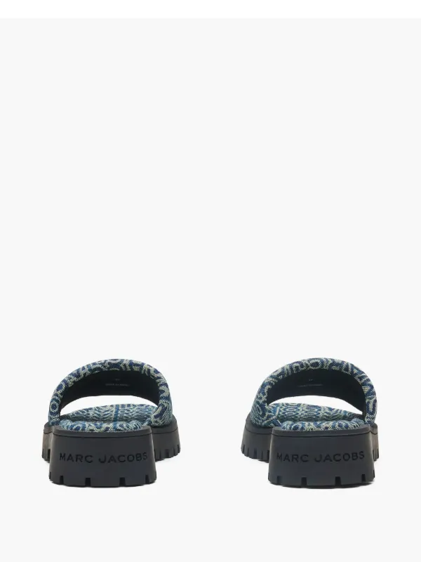 フラットシューズ The Lug Sole Sandals - Marc Jacobs - Cotton - Blue 27686429_57838658_600.jpg