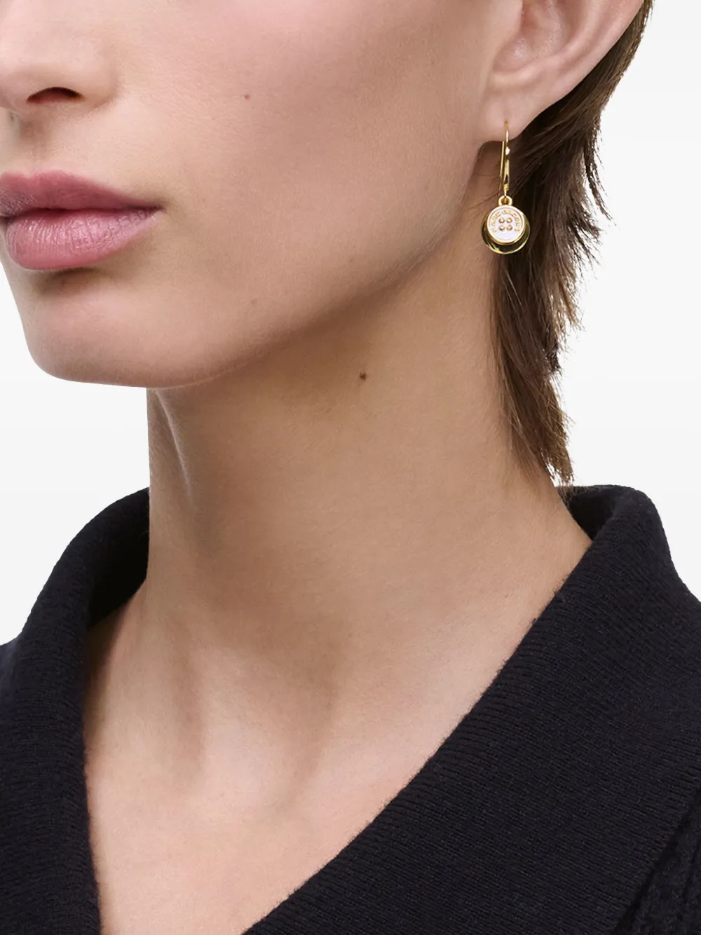 Marc Jacobs Button Drop earrings - Goud