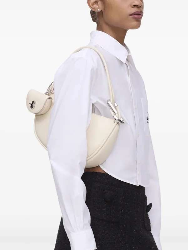 Marc Jacobs The Dual Hobo Shoulder Bag | White | FARFETCH Marc Jacobs The Dual Hobo Shoulder Bag | White | FARFETCH