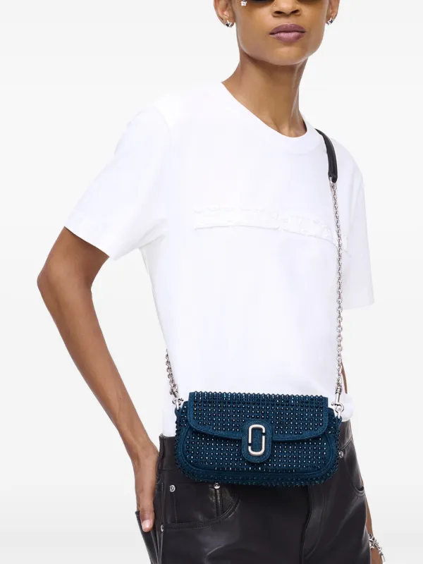 ショルダーバッグ・ポシェット The Clover Shoulder Bag - Marc Jacobs - Cotton - Blue Marc Jacobs Blue 'The Clover' Shoulder Bag Marc Jacobs