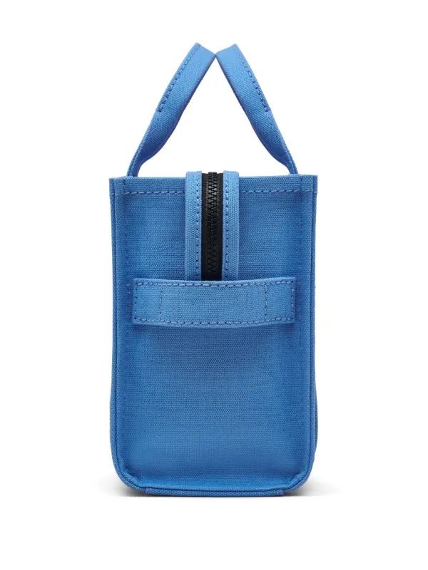 【関税込み】The Small Tote - Marc Jacobs - Cotton - Blue Marc Jacobs The Mini Tote Bag | italist