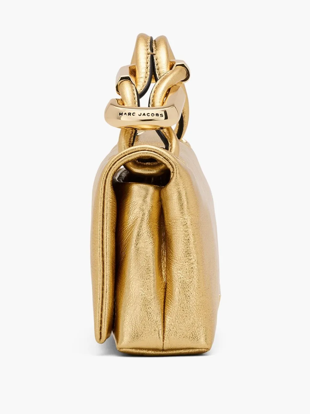 Marc Jacobs The Metallic Mini Dual tas Goud