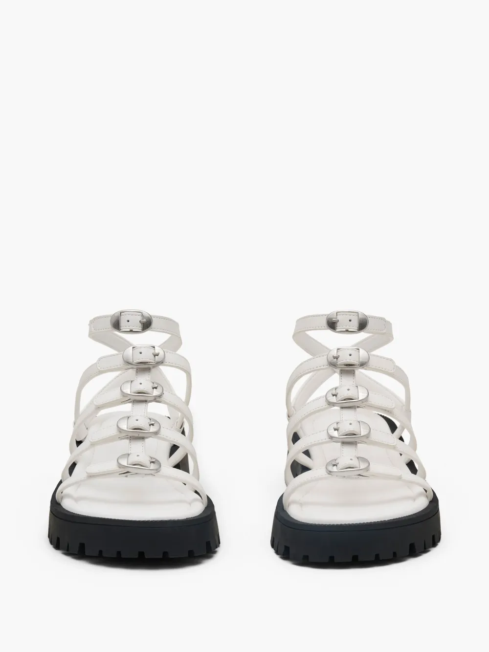 Marc Jacobs The Kiki Flat Sandals In White