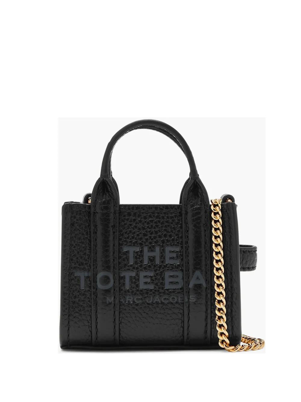 Marc Jacobs The Nano Tote Cross Body Bag In Black