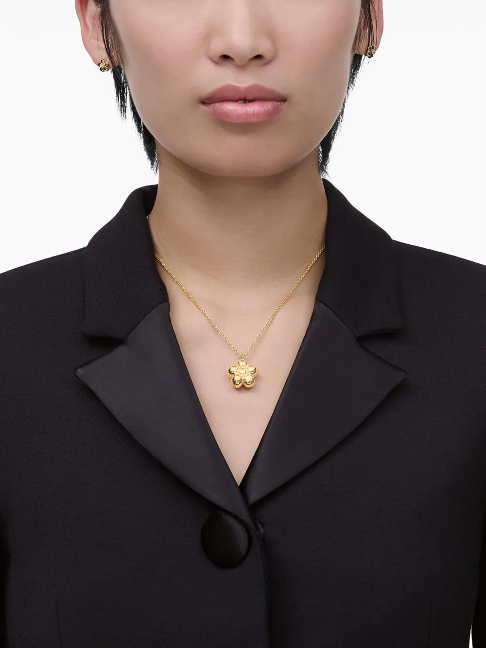 Marc Jacobs The Daisy Balloon Necklace In Gold