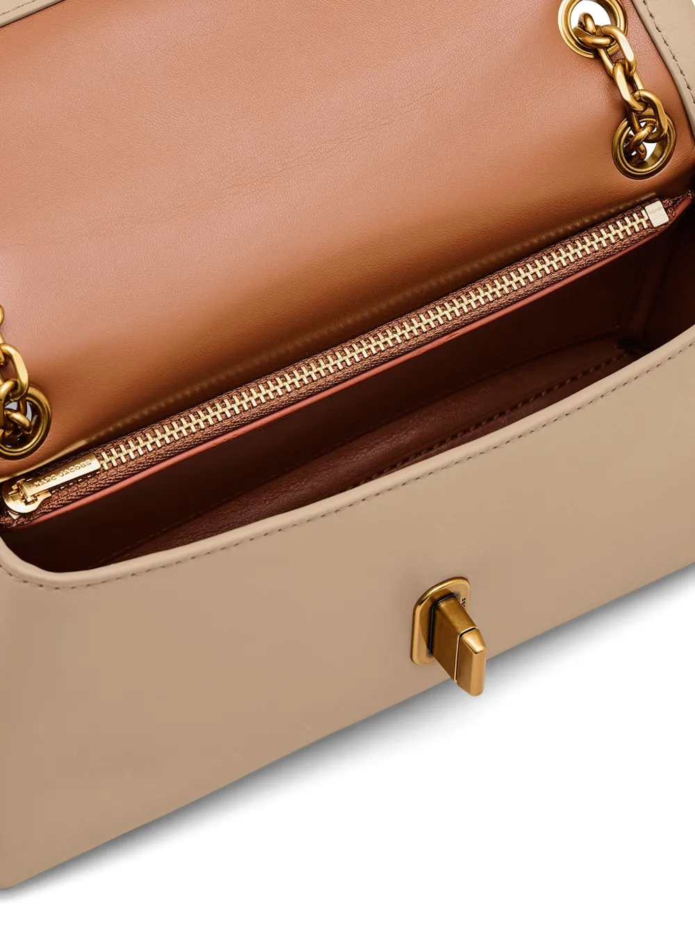 小物 Rare Marc Jacobs Gold Wallet Chain Marc Jacobs The Metallic Leather Chain Mini Bag (Gold): Handbags