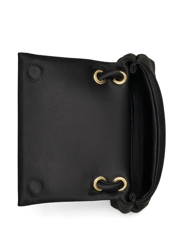 Marc Jacobs ブラック The Satin Micro Dual バッグ Marc Jacobs: Black 'The Satin Micro Dual' Bag | SSENSE