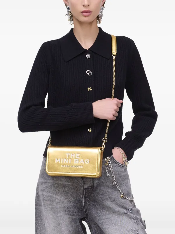 Marc Jacobs The Metallic Mini Bag | Gold | FARFETCH