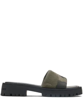 Marc Jacobs The Lug Sole Slide | Green | FARFETCH