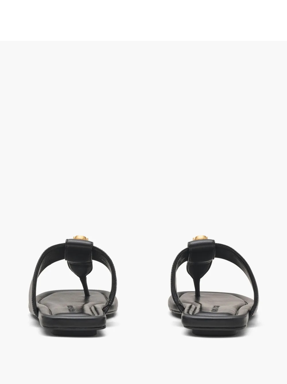 Marc Jacobs The Dual T Sandals In Black