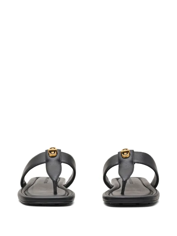 Marc Jacobs The Dual T Sandals | Black | FARFETCH