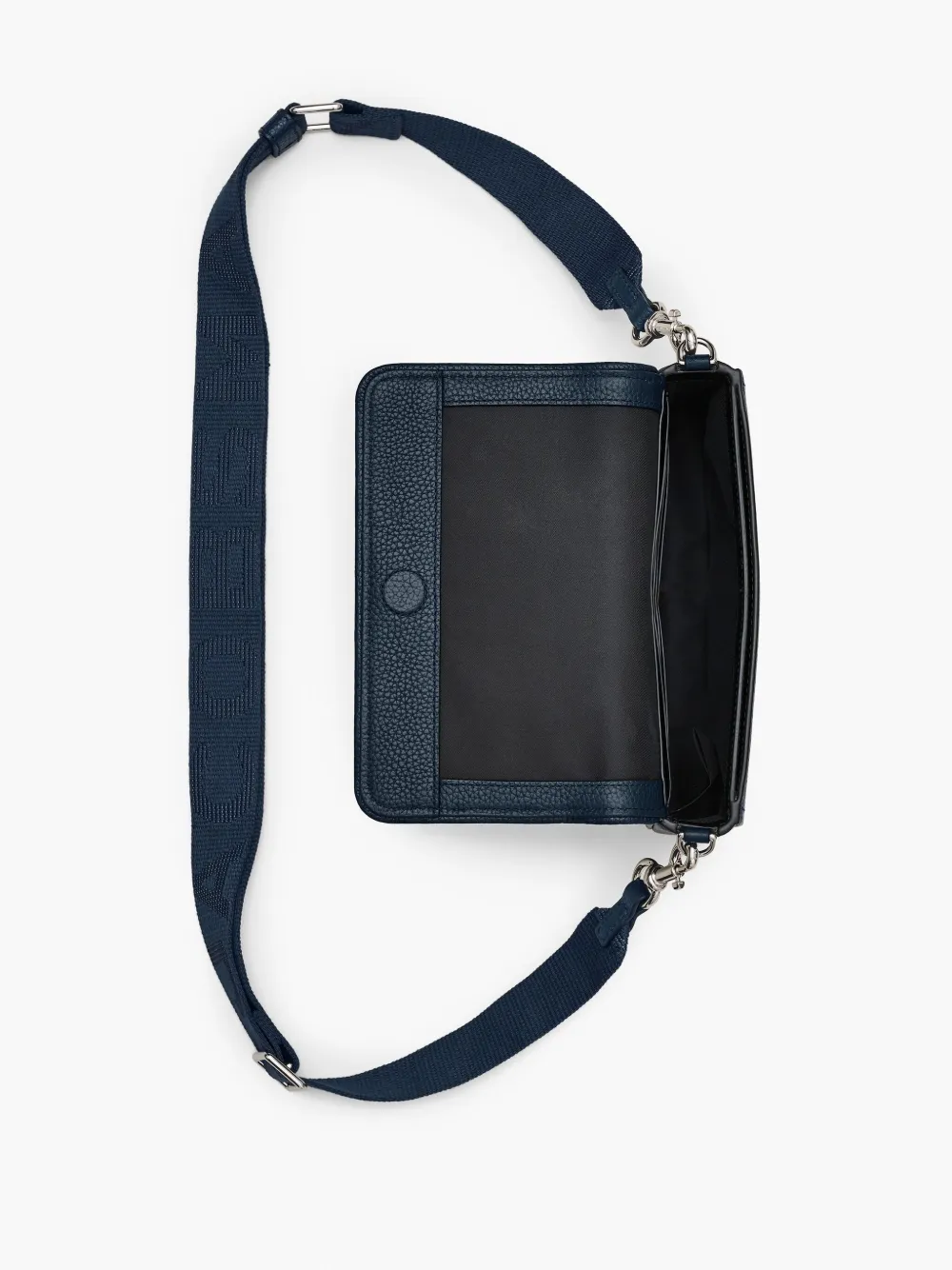 Shop Marc Jacobs The Leather Mini Bag In Blue