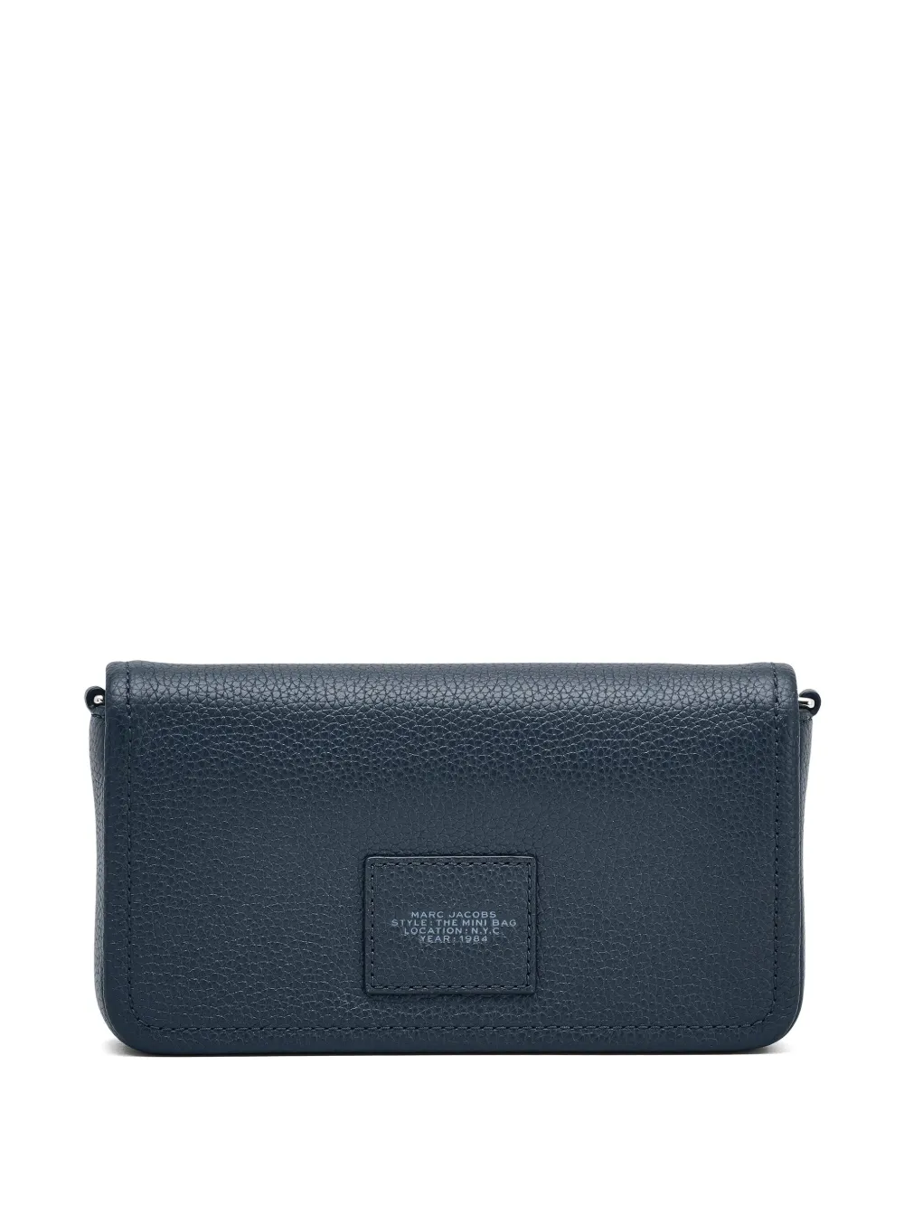 Shop Marc Jacobs The Leather Mini Bag In Blue