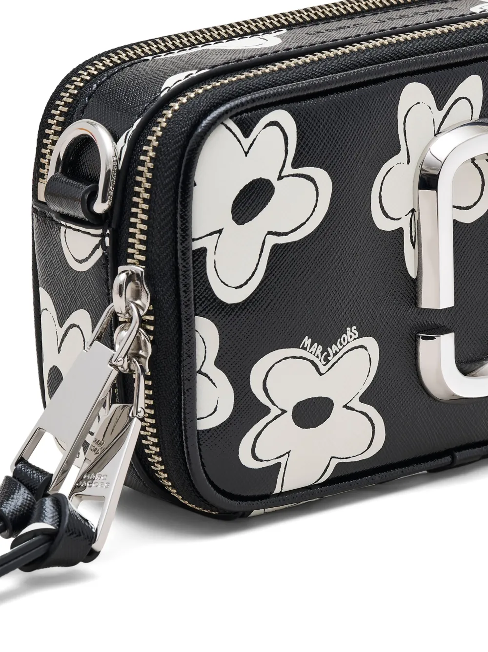 Marc Jacobs The Daisy Snapshot Crossbody Bag | Black | FARFETCH