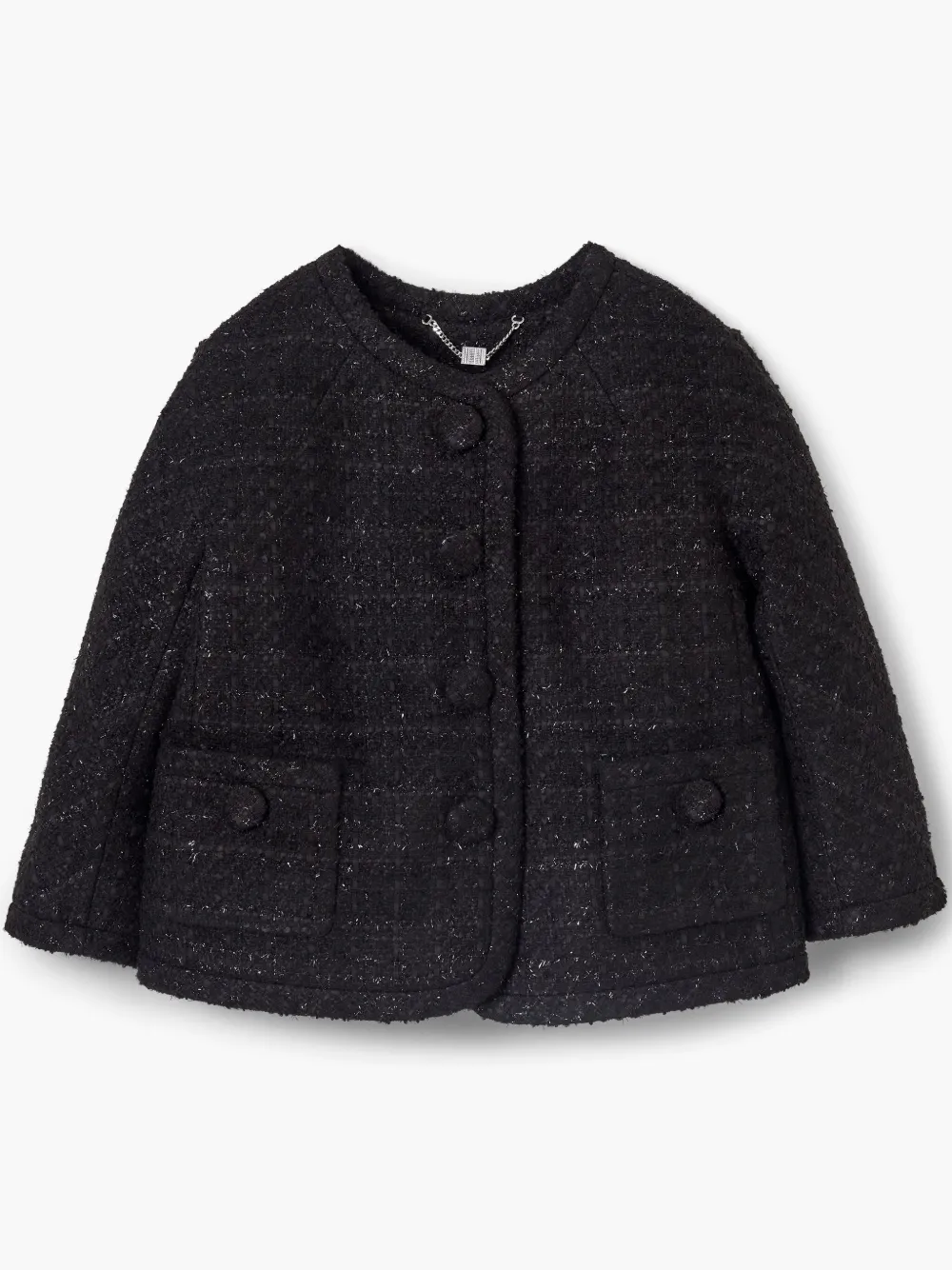 Marc Jacobs Giacca Boxy In Tweed In Black