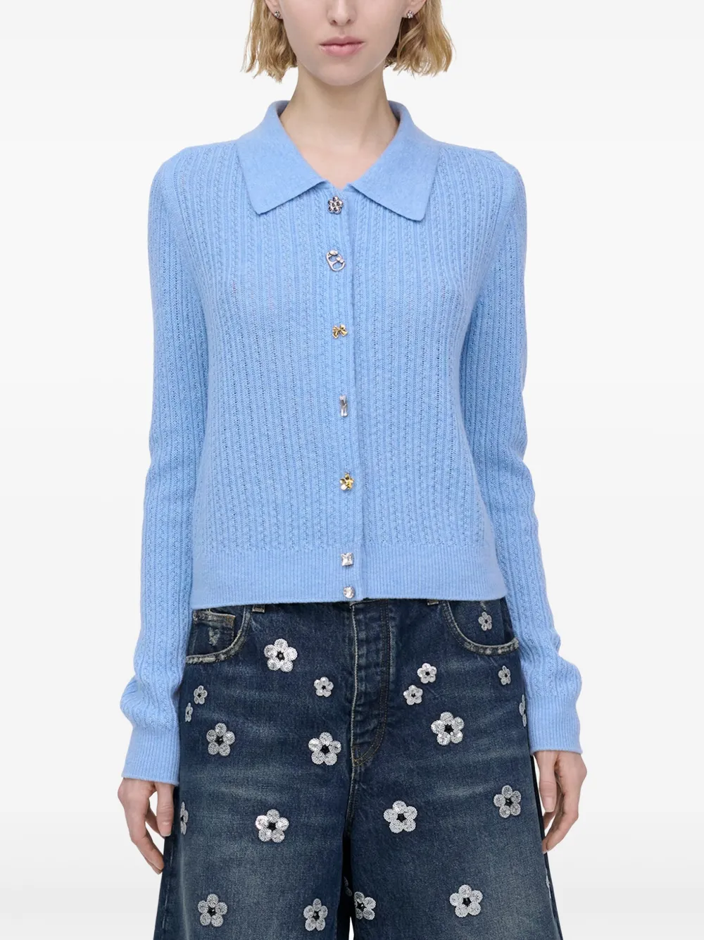 Marc Jacobs Button-down vest - Blauw