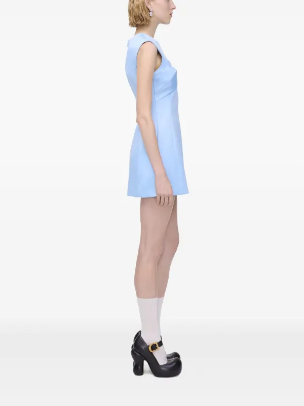 Marc Jacobs satin-finish Mini Dress | Blue | FARFETCH