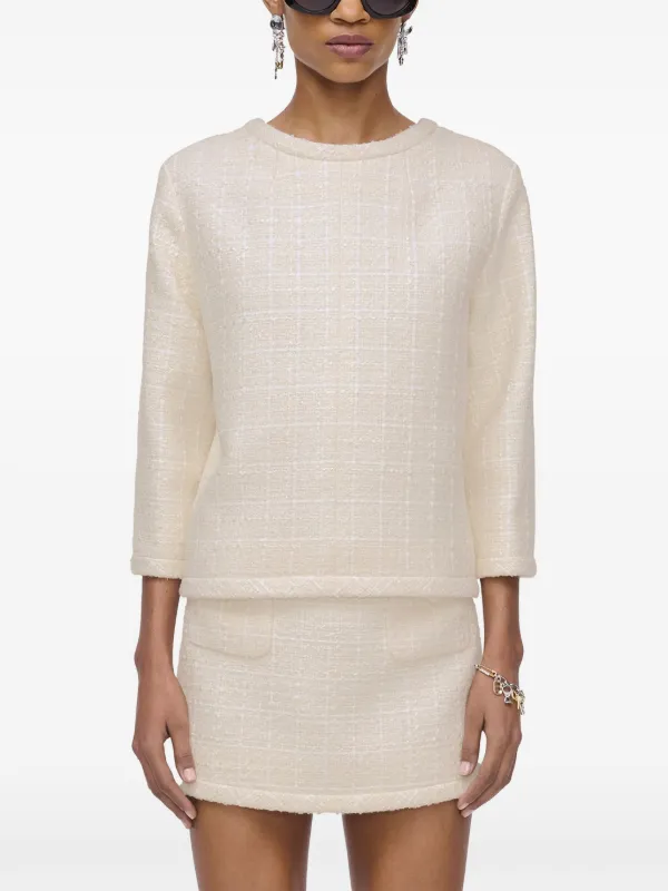 【関税&送料込】Marc Jacobs Ivory Textured Tweed Mini Skirt Tweed Mini Skirt | Marc Jacobs | Official Site