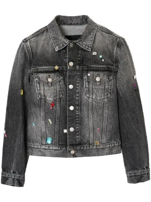 【marc jacobs・マークジェイコブス】 DENIM JACKET ジャケット 中古・古着通販】MARC JACOBS (マーク ジェイコブス) 刺繍パッチ