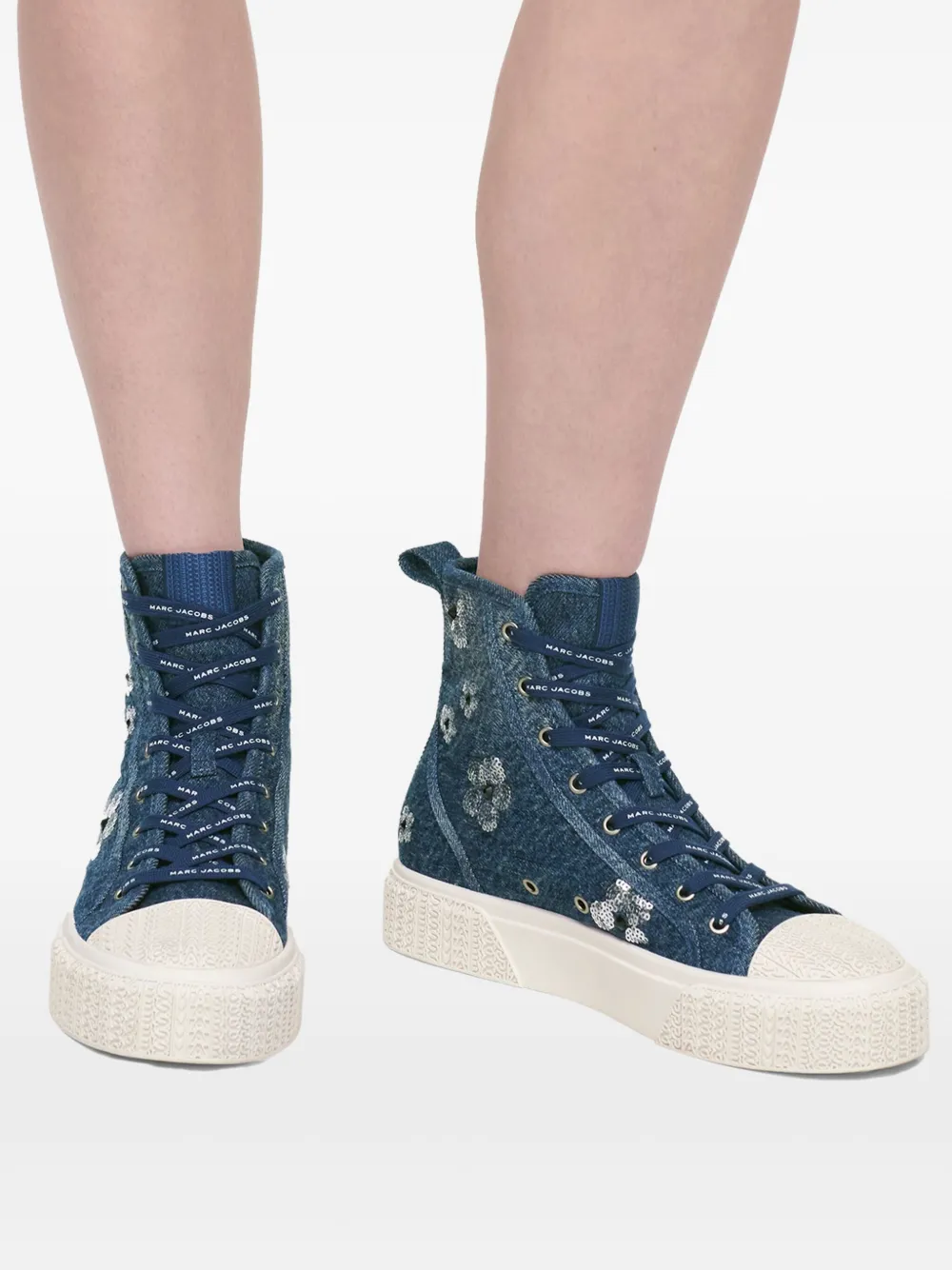 Marc Jacobs ハイカット スニーカー | ブルー | FARFETCH JP