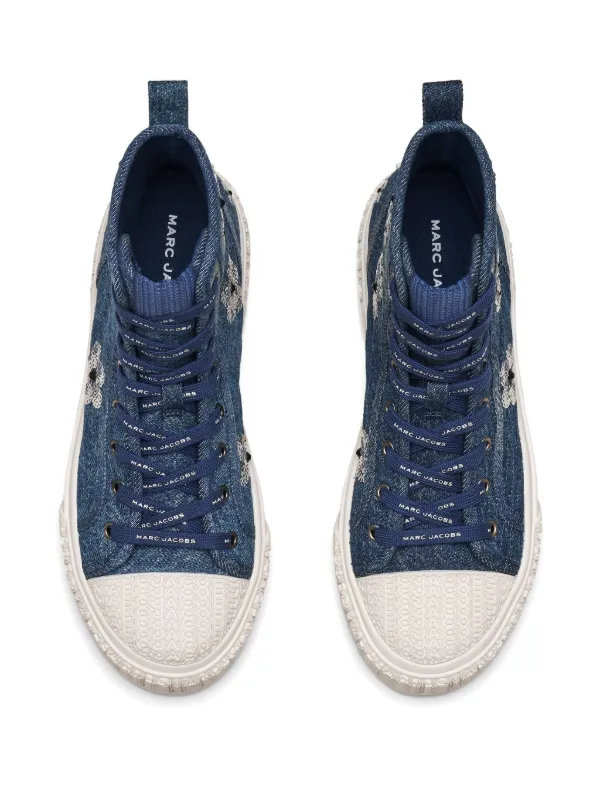 Marc Jacobs ハイカット スニーカー | ブルー | FARFETCH JP
