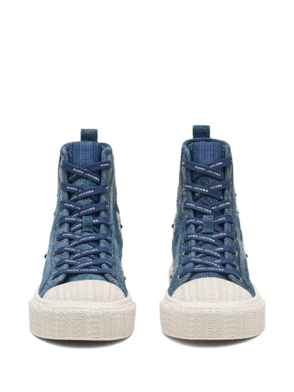 Marc Jacobs ハイカット スニーカー | ブルー | FARFETCH JP