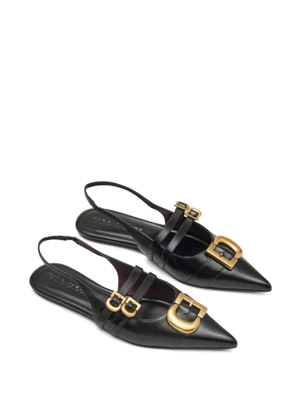 [MARC JACOBS]ドールシューズ スリングバックフラット Marc Jacobs Doll スリングバック フラットシューズ | ブラック