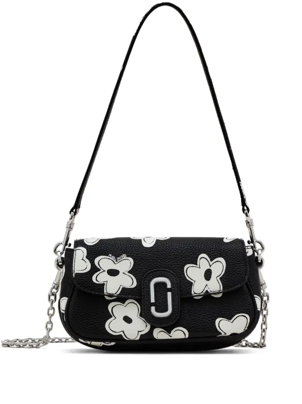 MARC JACOBS ショルダーバッグ Marc Jacobs メタルロゴ クロスボディ クロコ型押しレザー (MARC