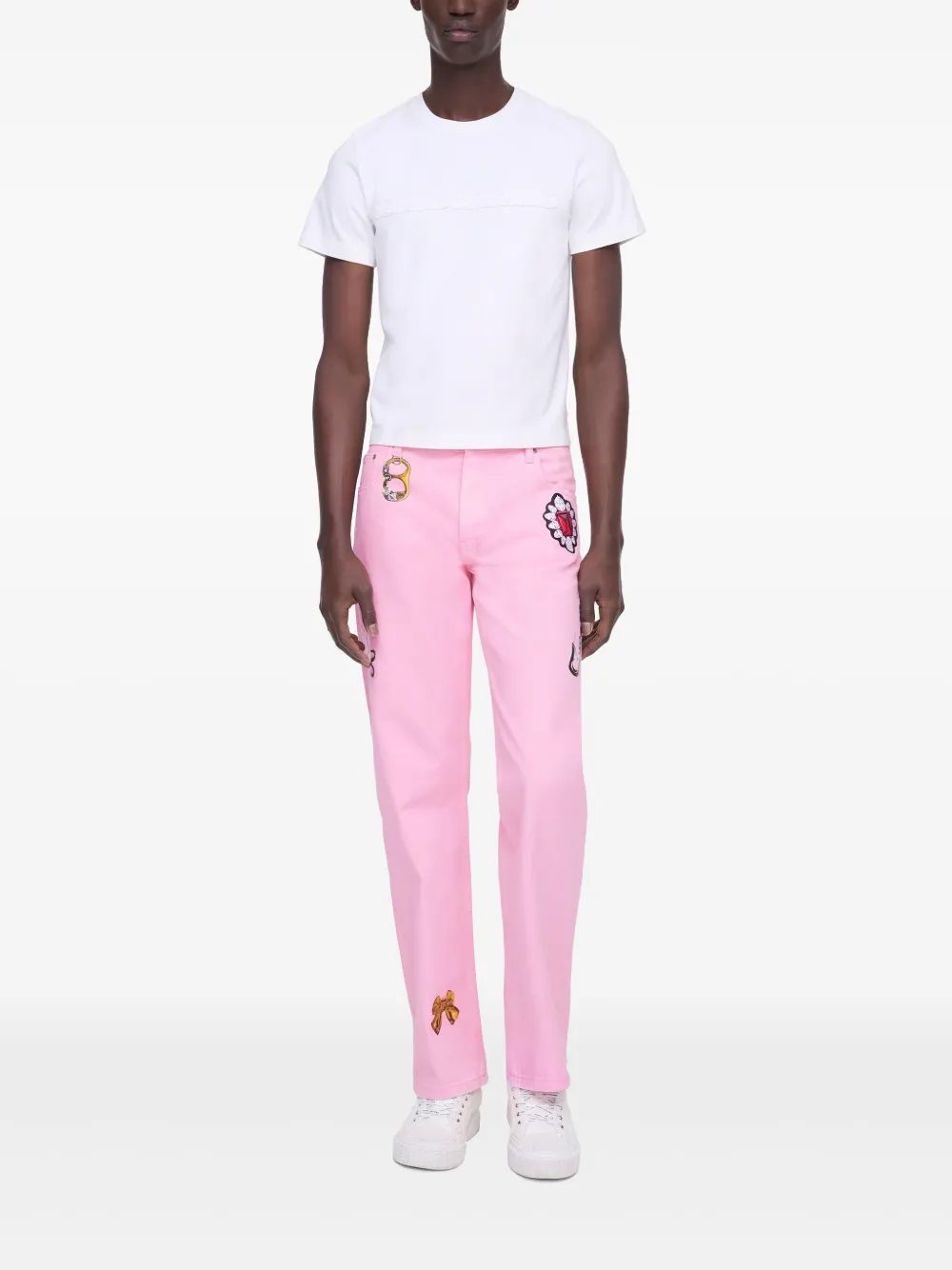 Marc Jacobs The Runway Charm straight jeans - Roze