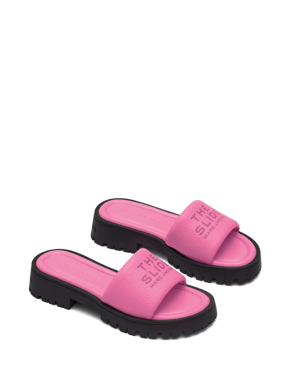 Marc Jacobs Slippers met chunky zool - Roze