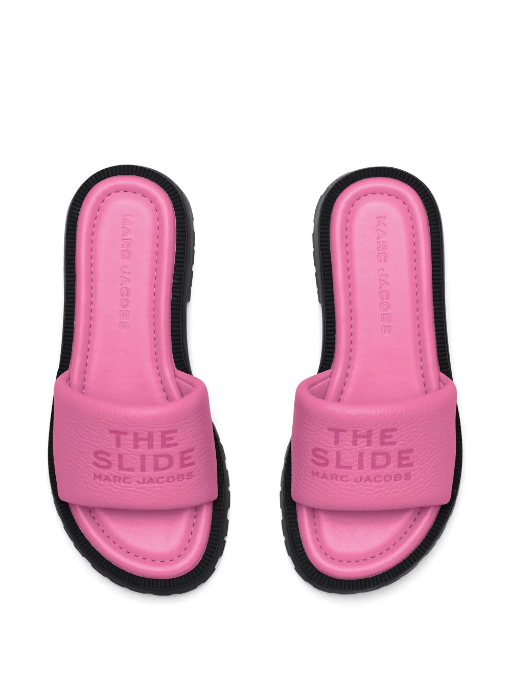 Marc Jacobs Slippers met chunky zool Roze