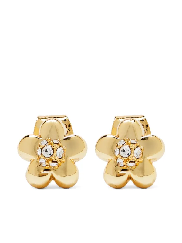 【関税込み】Marc Jacobs ゴールド 'The Daisy' ピアス Marc Jacobs Daisy Earrings | Gold | FARFETCH
