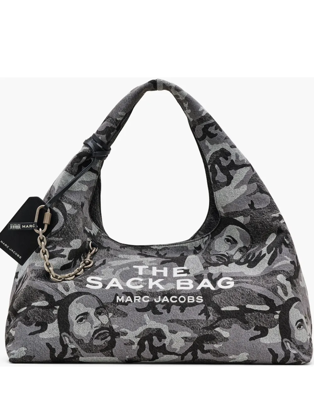 Marc Jacobs Borsa The Marc Camo Sack - Grigio
