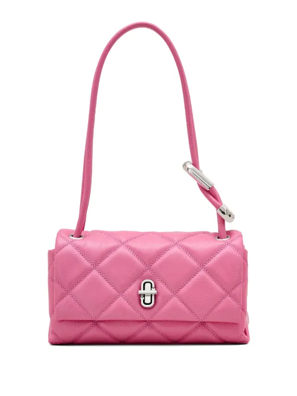 Marc Jacobs ザ キルテッド ミニ デュアル ショルダーバッグ | ピンク