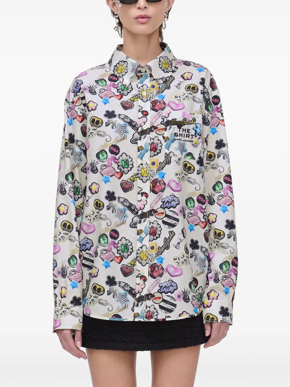 Marc Jacobs The Sticker blouse - Wit