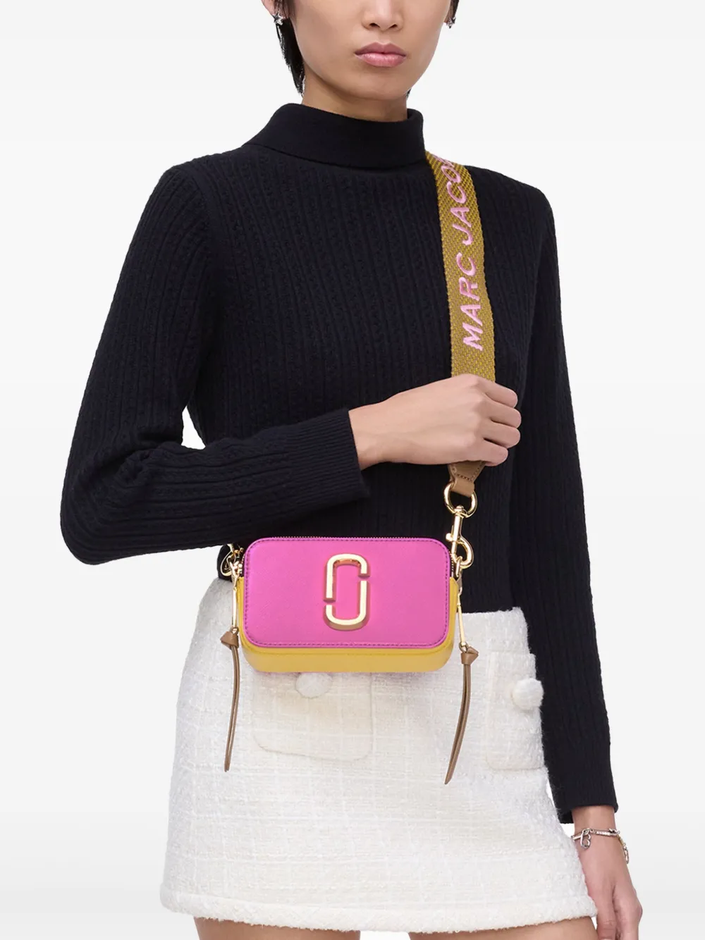 Marc Jacobs The Snapshot crossbody bag - Roze