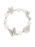 Marc Jacobs MJ-balloon pearl bracelet - Silver