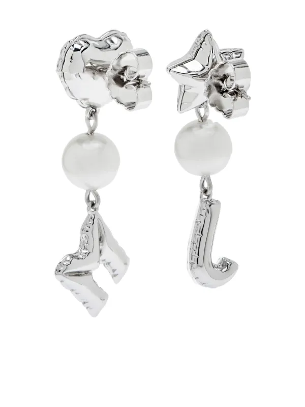 ★MARC JACOBS★ シルバー The Marc Jacobs Balloon ピアス Marc Jacobs The MJ Balloon ピアス | シルバートーン | FARFETCH JP