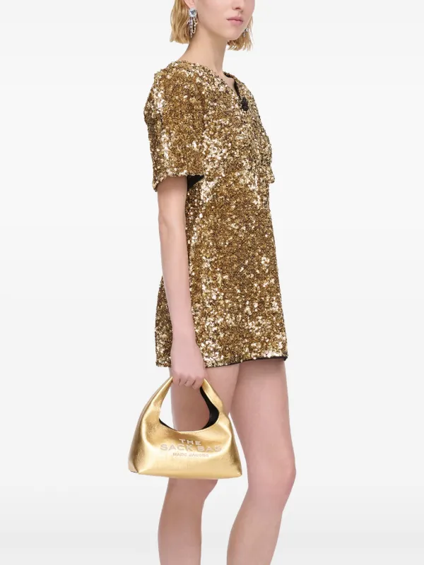 MARC JACOBS ハンドバッグ ゴールド Marc Jacobs The Mini Sack Bag | Gold | FARFETCH