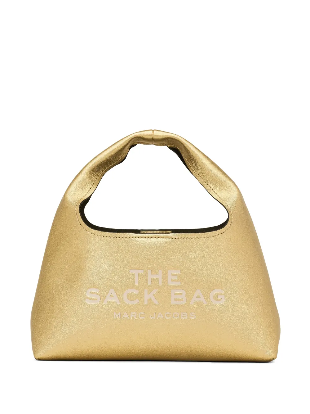 Marc Jacobs ザ ミニ サック バッグ - ゴールドトーン Marc Jacobs ザ ミニ サック バッグ - ゴールドトーン