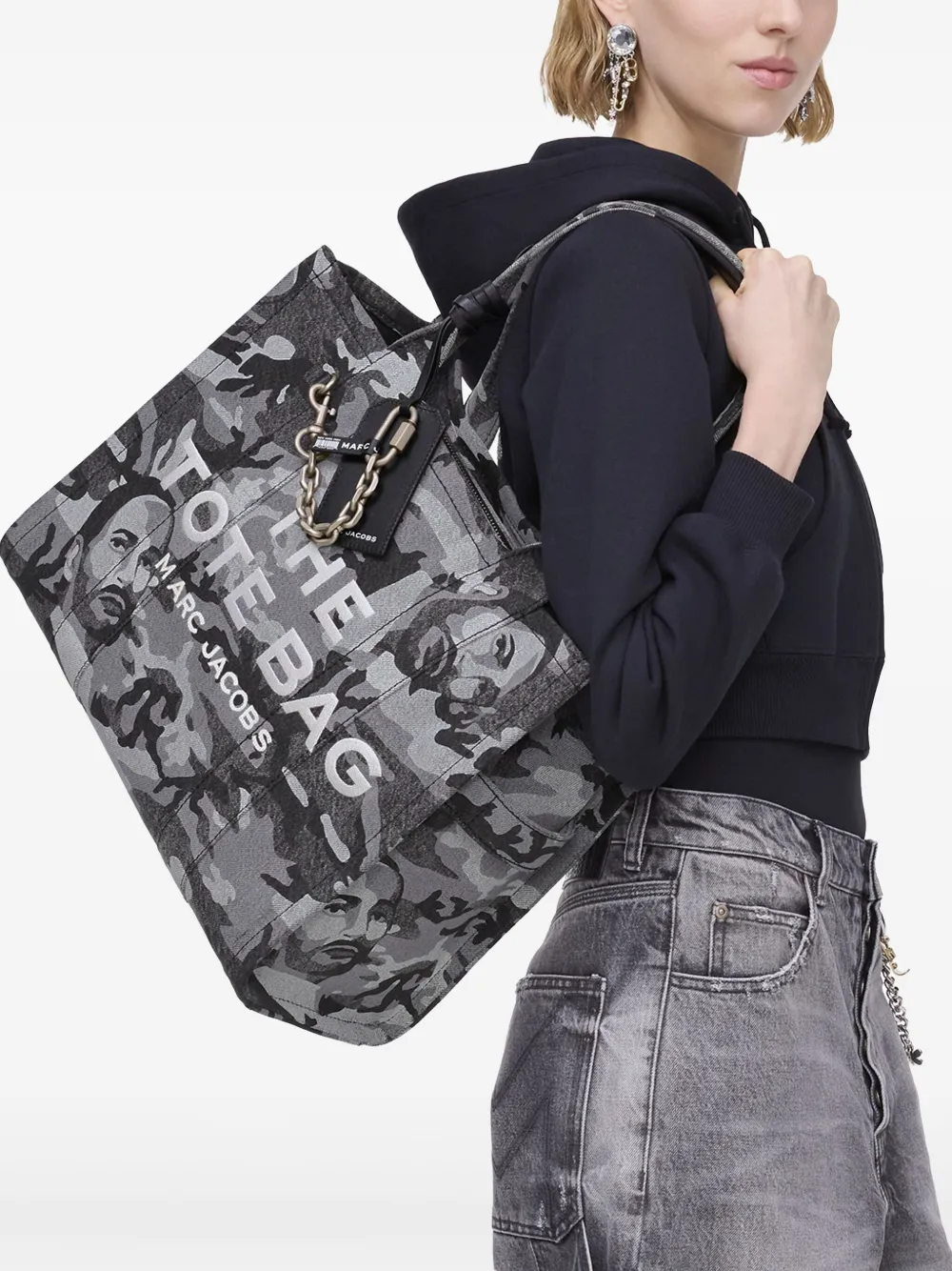 Marc Jacobs The Large shopper Grijs
