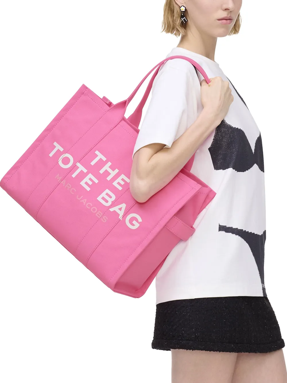Marc Jacobs The Large shopper Roze