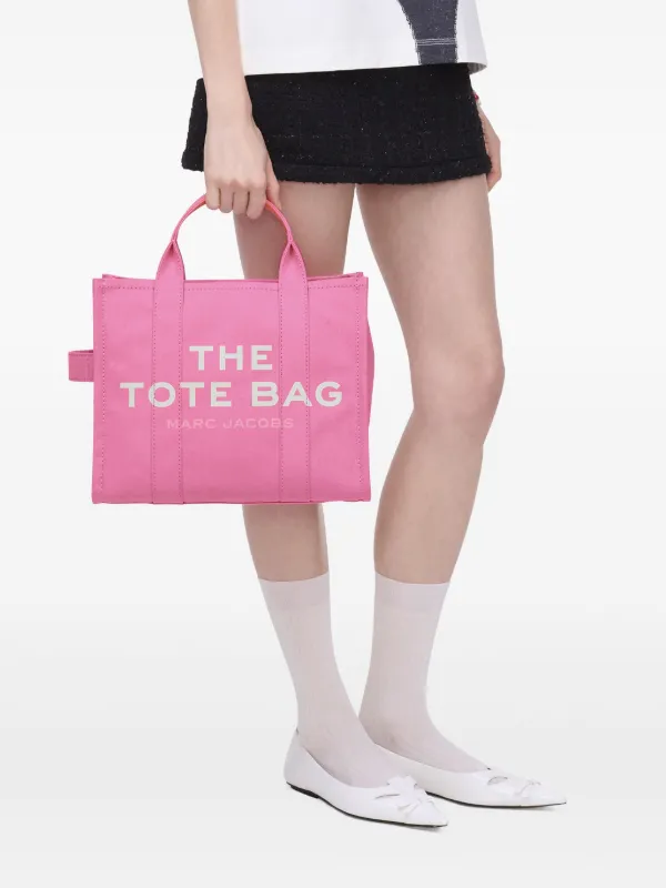 トートバッグ Marc Jacobs Pink Canvas The Tote Shopping Bag Marc Jacobs The Medium Tote Bag | Pink | FARFETCH